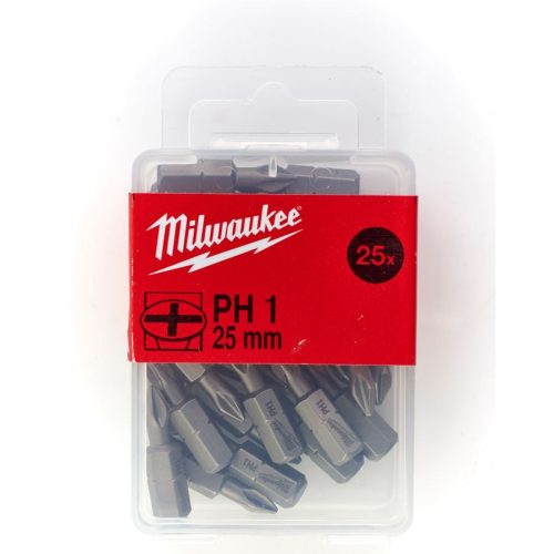 Milwaukee PH1 25 mm bitfej - 25 db