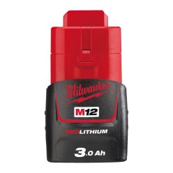Milwaukee M12 B3 12V 3.0Ah akkumulátor