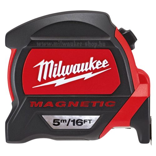 Milwaukee 5 m / 16 láb Prémium mágneses mérőszalag - metrikus és angolszász