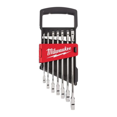 Milwaukee MAX BITE™ racsnis csillag-villáskulcs készlet 7 db