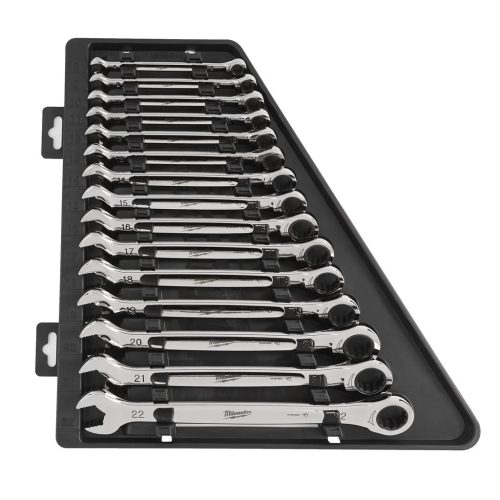 Milwaukee MAX BITE™ racsnis csillag-villáskulcs készlet 15 db