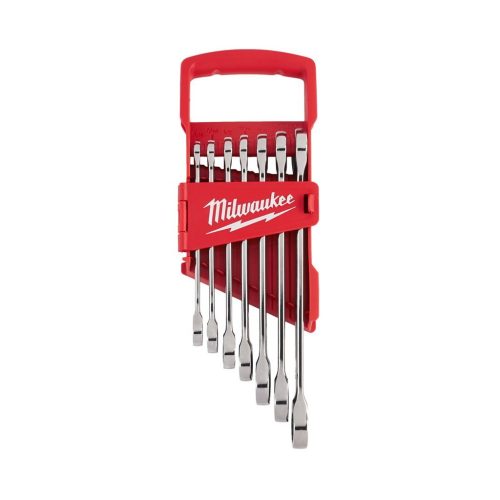 Milwaukee MAX BITE™ racsnis csillag-villáskulcs készlet 7 db