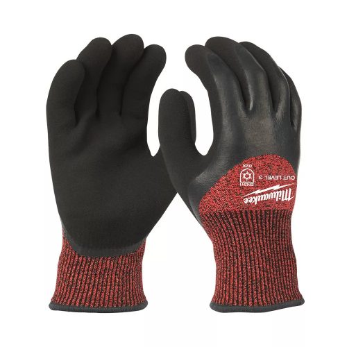 Milwaukee vágásbiztos téli kesztyű 3/C vágási szint