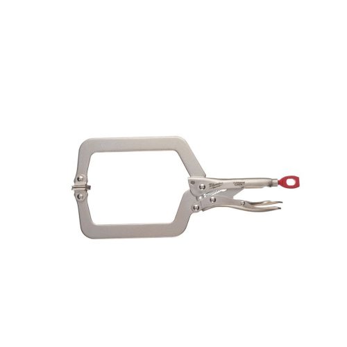 Milwaukee TORQUE LOCK™ C-formájú önzáró szorító, nagy aszimmetrikus befogás, elfordítható pofákkal 9"