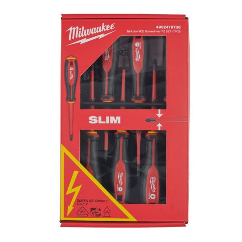 Milwaukee Tri-Lobe VDE csavarhúzó PZ 7 db