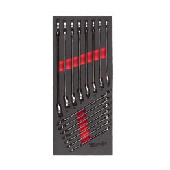   Milwaukee MAX BITE™ csillag-villáskulcs készlet habbetétben