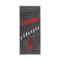   Milwaukee MAX BITE™ racsnis csillag-villáskulcs készlet habbetétben