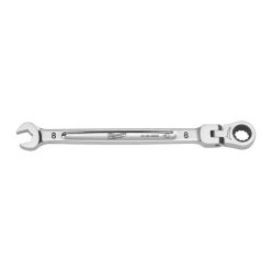   Milwaukee MAX BITE™ csuklós fejű racsnis csillag-villáskulcs 8 mm
