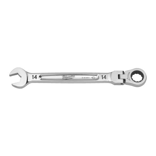 Milwaukee MAX BITE™ csuklós fejű racsnis csillag-villáskulcs 14 mm