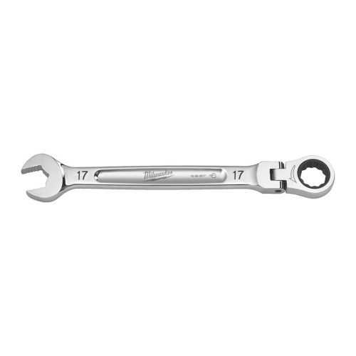 Milwaukee MAX BITE™ csuklós fejű racsnis csillag-villáskulcs 17 mm