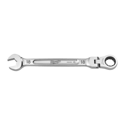 Milwaukee MAX BITE™ csuklós fejű racsnis csillag-villáskulcs 18 mm