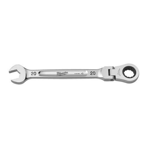 Milwaukee MAX BITE™ csuklós fejű racsnis csillag-villáskulcs 20 mm