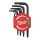 Milwaukee Torx L-alakú kompakt kulcs készlet 9 db-os T10-T50