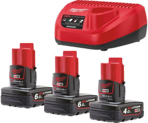 Milwaukee M12NRGO1-643 OPE akkumulátor és töltő szett