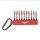 Milwaukee Shockwave™ Impact Duty bithegy készlet 10 db-os PH/PZ/TX, karabineres
