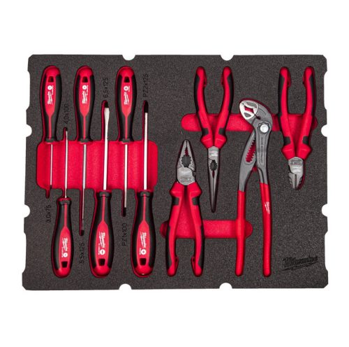 Milwaukee PACKOUT™ Csavarhúzó és Fogó 10 részes 1 db