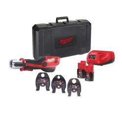   Milwaukee M12™ HPT-202C M-SET szuperkompakt Force Logic™ hidraulikus prés