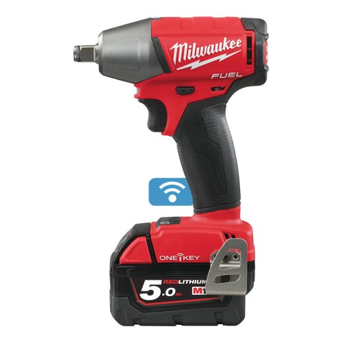 Milwaukee M18 ONEIWF12-502X FUEL™ ONE-KEY™ ½″ ütvecsavarozó biztosítógyűrűvel