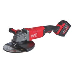   Milwaukee M18 FLAG230XPDB-121C FUEL™ 230 mm nagy sarokcsiszoló hosszú alsó kapcsolóval