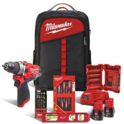   Milwaukee M12FPD-202BH ütvefúró-csavarozó szett villanyszerelőknek