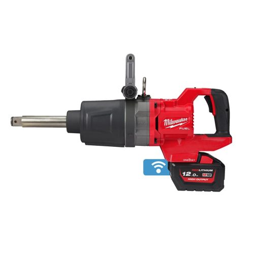 Milwaukee M18 ONEFHIWF1D-121C FUEL™ ONE-KEY™ 1″ nagy nyomatékú D-fogantyús ütvecsavarozó biztosítógyűrűvel