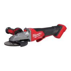   Milwaukee M18 FSAGF125XPDB-0X FUEL™ 125 mm laposfejű sarokcsiszoló fékező funkcióval és hosszú alsó kapcsolóval