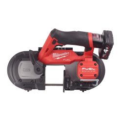   Milwaukee M12 FBS64-402C FUEL™ szuperkompakt szalagfűrész (vágási kapacitás 64 mm)