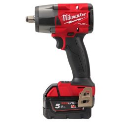   Milwaukee M18 FMTIW2F12-502X FUEL™ ½″ közepes nyomatékú ütvecsavarozó biztosítógyűrűvel
