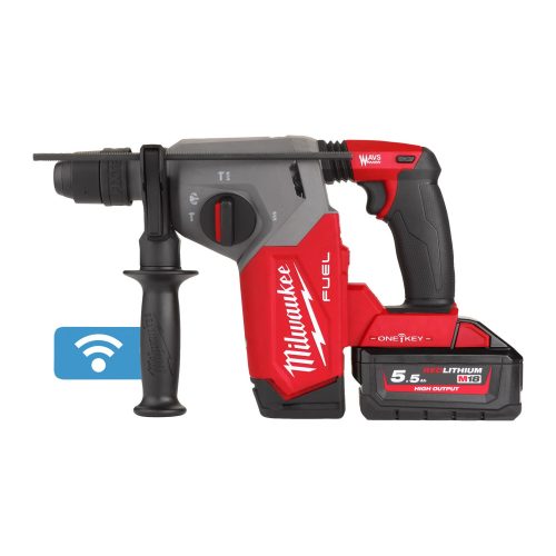 Milwaukee M18 ONEFHX-552X FUEL™ 4 fokozatú SDS-Plus kalapács FIXTEC™ tokmánnyal és ONE-KEY™ funkcióval
