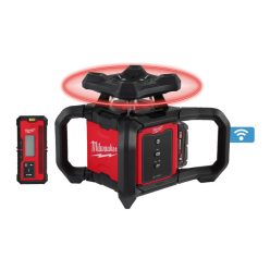   Milwaukee M18™ RLOH600-201C 600 m vízszintes forgólézer ONE-KEY™ funkcióval