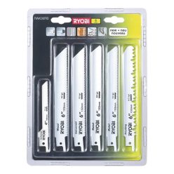 Ryobi 6 db-os szablyafűrészlap készlet RAK06RB
