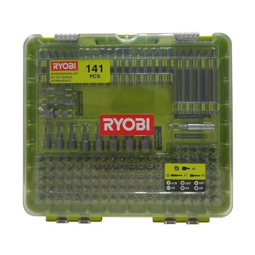Ryobi 141 darabos fúrócsavarozó bit készlet RAKD141