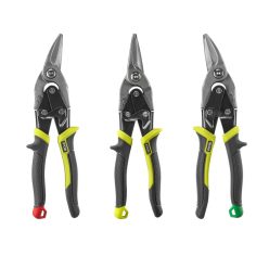   Ryobi RHAS3PC 3 db-os Heavy Duty Aviation lemezvágó ollók készlet