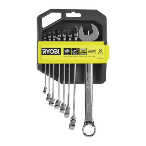 Ryobi 8 db-os kombinált villáskulcs szett RHWR8PC