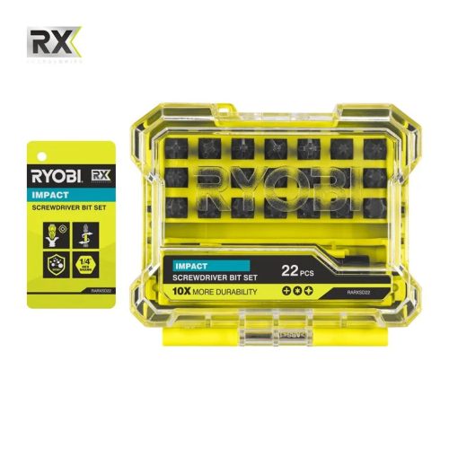 Ryobi RARXSD22 bitkészlet - 22 részes