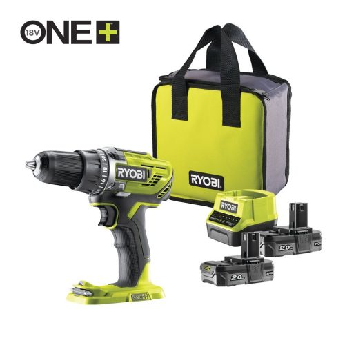 Ryobi R18DD3-220S 18 V fúrócsavarozó (2x2.0 Ah)