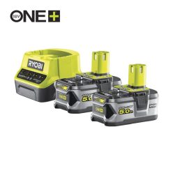   Ryobi RC18120-250 18 V akkumulátor és töltő szett (2x5.0Ah)