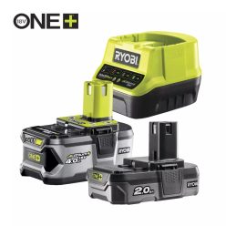   Ryobi ONE+ RC18120-242 18v 4.0Ah és 2.0Ah akkumulátor- és töltő szett