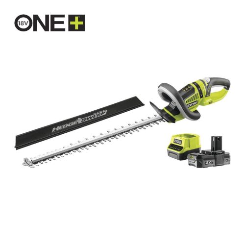 Ryobi RHT1851R20F 18 V akkumultoros sövényvágó, 50 cm késsel (1x 2.0 Ah)