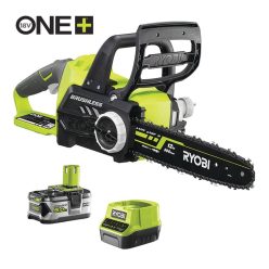   Ryobi RCS18X3050F 18 V Szénkefe nélküli láncfűrész, 30 cm láncvezető (1 x 5.0 Ah)