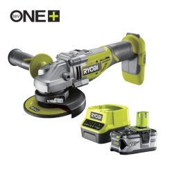   Ryobi R18AG7-140S 18 V szénkefe nélküli sarokcsiszoló szett