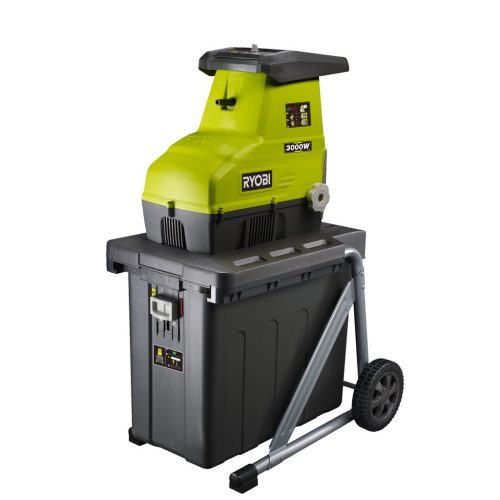 Ryobi RSH3045U 3000 W csendes működésű komposztaprító, 45 mm vágási kapacitással