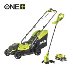   Ryobi RLM1833BLT1825M 18 V 33cm fűnyíró & 25cm szegélyvágó szett