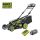 Ryobi RY36LMX51A-160 36 V szénkefe nélküli fűnyíró, 51 cm vágási szélességgel (1 x 6.0 Ah)