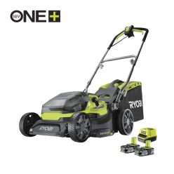   Ryobi RY18LMH37A-225 18 V Hibrid fűnyíró 37 cm vágási szélességgel (2 x 2.5 Ah) 