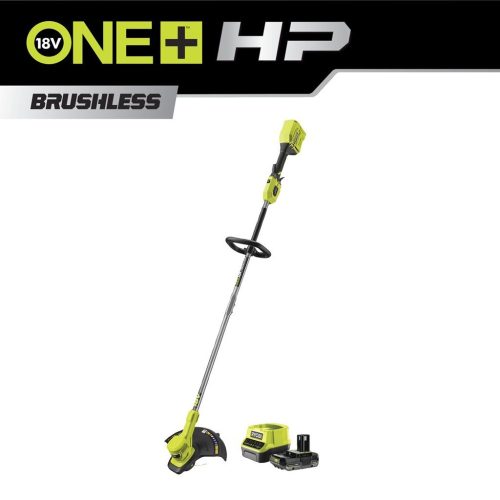 Ryobi RY18LTX33A 18 V akkumulátoros szénkefe nélküli szegélynyíró 33 cm vágási szélességgel (1 x 2.5Ah)