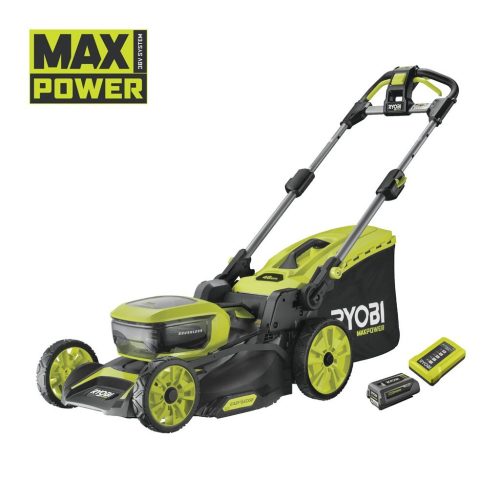 Ryobi RY36LMXSP46A-150 Max Power szénkefe nélküli 46 cm-es fűnyíró önjáró (1 x 5,0 Ah)