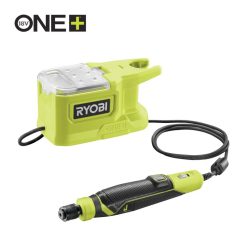   Ryobi RRT18-0 18 V akkumulátoros nagyfordulatszámú gép 15 db tartozékkal 