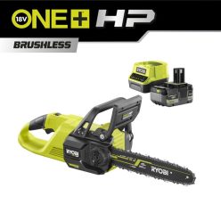   Ryobi RY18CSX30A-150 18 V akkumulátoros, szénkefe nélküli HP Whisper™ halk, 30 cm-es láncfűrész (1 x 5.0Ah)