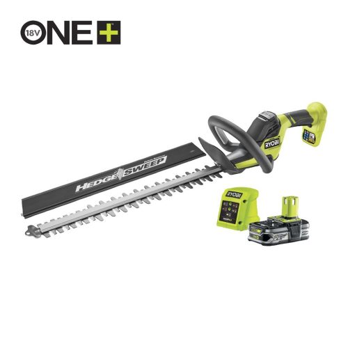 Ryobi RY18HT50A-125 18 V Sövényvágó 50 cm késsel (1 x 2.5Ah)